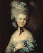 Thomas Gainsborough A woman in Blue china oil painting artist